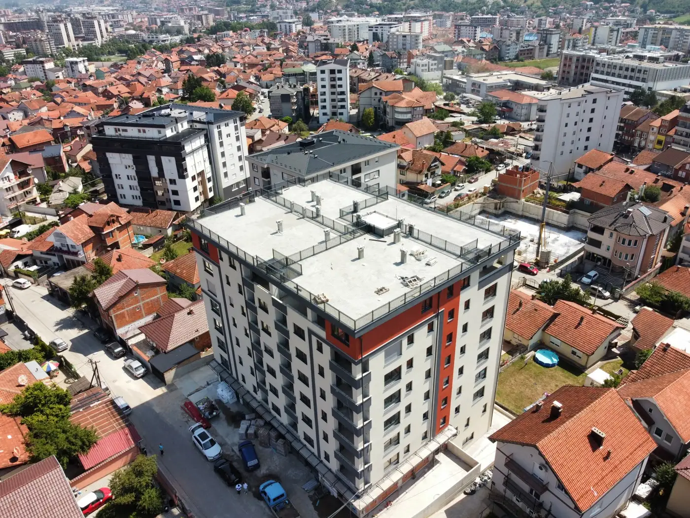 Objekat iz vazduha, pogled sa juga