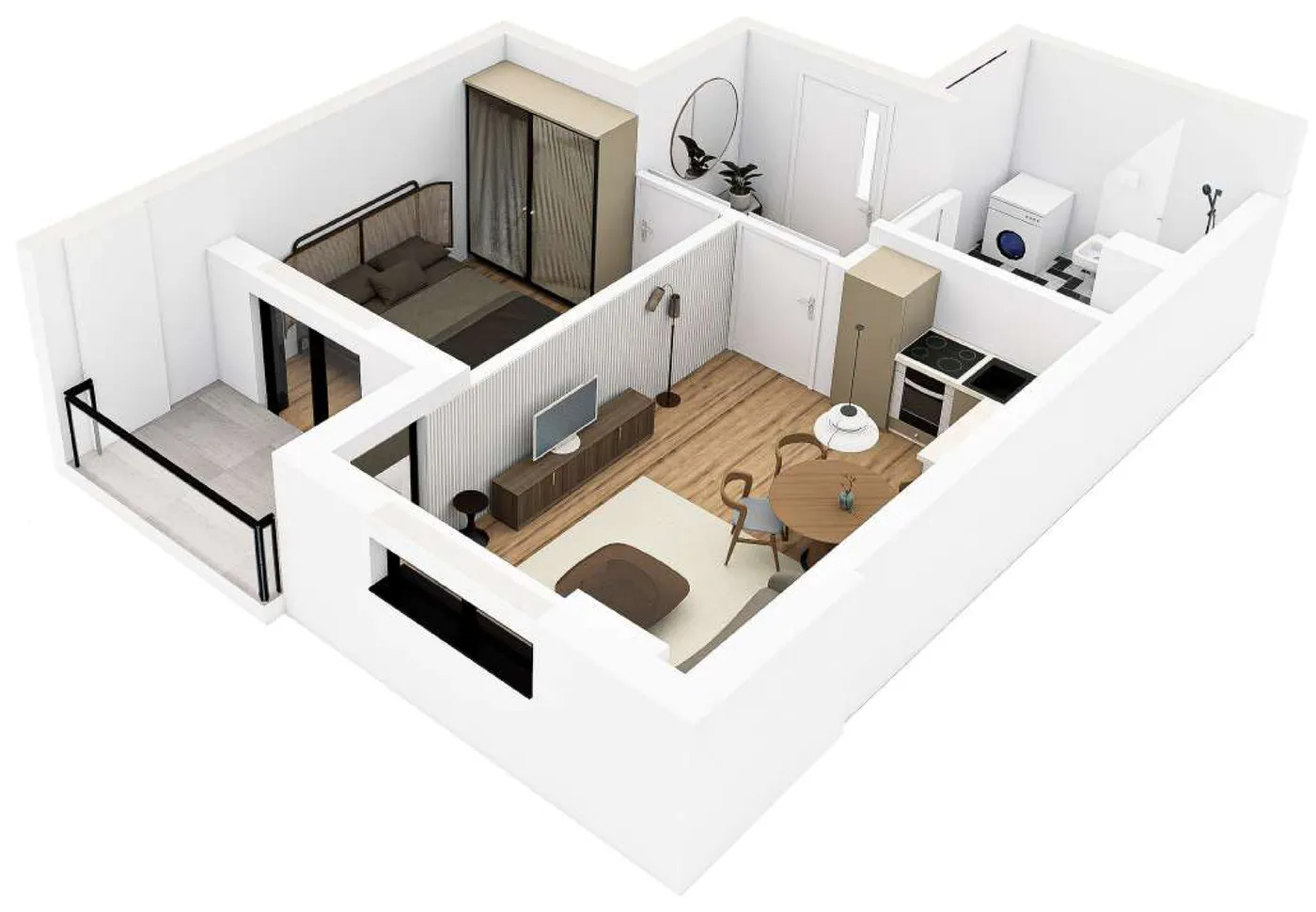 3D prikaz stana STAN 05